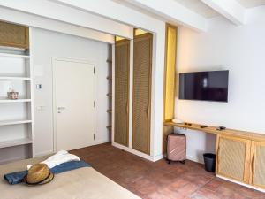 TV a/nebo společenská místnost v ubytování Noualt Suites