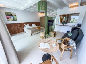 Posezení v ubytování Noualt Suites