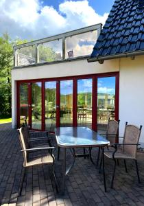 Patio nebo venkovní prostory v ubytování Schwalbennest