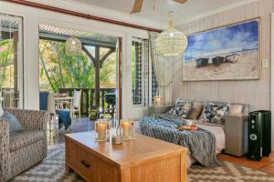 Χώρος καθιστικού στο Knysna - Sunset Chalet
