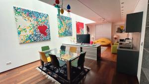 Nhà bếp/bếp nhỏ tại Domus Hotel
