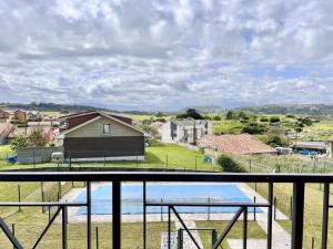 a view from the balcony of a house at Apartamento La Cala Cuchía - Monabri in Cuchia