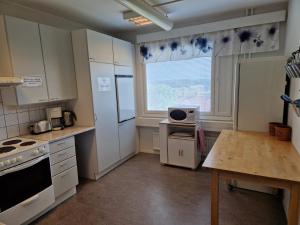Kuchyň nebo kuchyňský kout v ubytování DB Hostel
