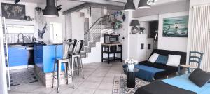 A seating area at Casa Sabina