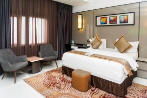 Katil atau katil-katil dalam bilik di GreenPoint Hotel