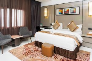 Katil atau katil-katil dalam bilik di GreenPoint Hotel
