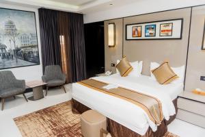 Katil atau katil-katil dalam bilik di GreenPoint Hotel