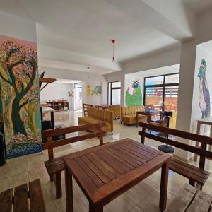 Posezení v ubytování Saranda Poseidonas Hostel