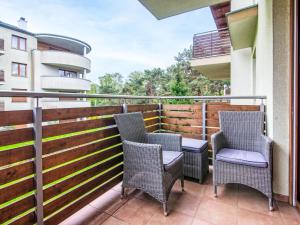 Μπαλκόνι ή βεράντα στο Apartment Na Wczasowej by Interhome
