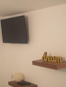 TV a/nebo společenská místnost v ubytování Apartmani Radman 2 - Igalo