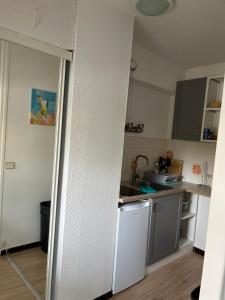 Kuchyň nebo kuchyňský kout v ubytování Le 26 Deauville + 6 fotografií