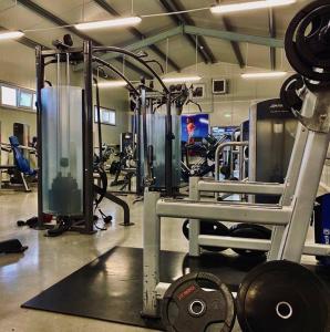 Fitness centrum a/nebo fitness zařízení v ubytování Unilux