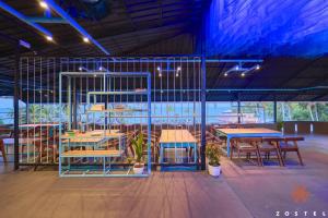 Restaurace v ubytování Zostel Varkala