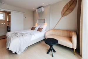 Postel nebo postele na pokoji v ubytování Hotel - B&B Renesse