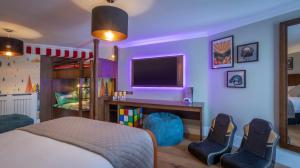 Krevet ili kreveti u jedinici u okviru objekta Glenroyal Hotel