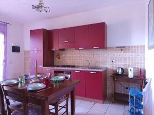 Dapur atau dapur kecil di Casa Su Puntu