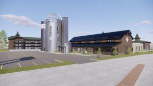 Budova, kde se hotel nachází