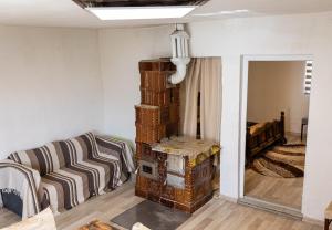 Χώρος καθιστικού στο Tourist Villa