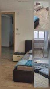 Postel nebo postele na pokoji v ubytování Aphrodite Vecsés + 8 fotografií