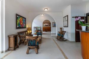 Posezení v ubytování Hotel El Campin