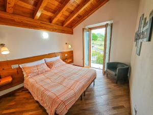 Posteľ alebo postele v izbe v ubytovaní Torretta - Ferienwohnung (SP)