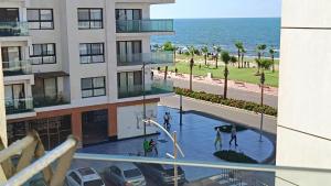 Nespecifikovaný výhled na moře nebo výhled na moře při pohledu z aparthotelu