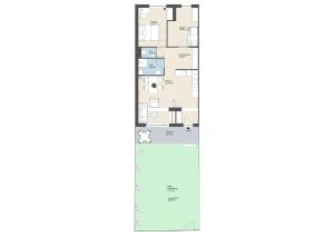Plan piętra w obiekcie Family Suite