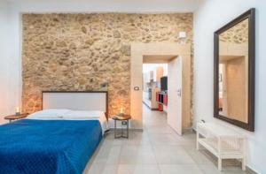 Giường trong phòng chung tại La Casa Di Eva In Via Nizza