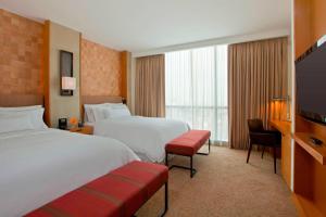 Ліжко або ліжка в номері The Westin Lima Hotel & Convention Center
