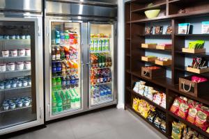 a grocery store with two refrigerators and drinks at Element Miami International Airport in Miami