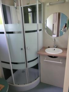 Kúpeľňa v ubytovaní Camping Pezza Cardo