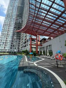 Πισίνα στο ή κοντά στο Qy Cossy apt