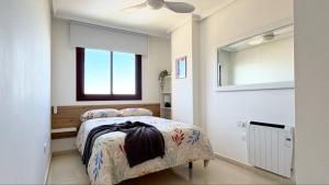 Ένα ή περισσότερα κρεβάτια σε δωμάτιο στο Marina suite