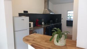 Η κουζίνα ή μικρή κουζίνα στο Le coco mango