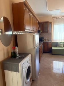 Η κουζίνα ή μικρή κουζίνα στο Seaview Apartment Golem