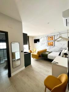 Η κουζίνα ή μικρή κουζίνα στο Apartamentos Élite - Art Collection - Gustav