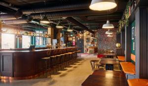 Restoran või mõni muu söögikoht majutusasutuses Kex Hostel