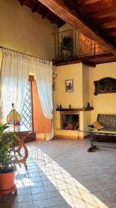 Posezení v ubytování Antica Rupe Casa Vacanze