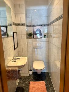 Ένα μπάνιο στο Wohnen im historischen Zentrum +10 φωτογραφίες