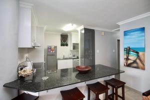 Kuchyň nebo kuchyňský kout v ubytování Santorini 202A