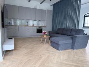 Nhà bếp/bếp nhỏ tại Apartamenty Parkowa +7 ảnh