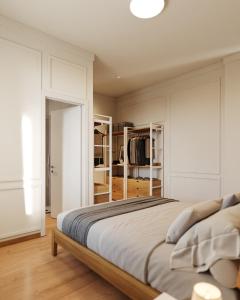 Katil atau katil-katil dalam bilik di Casa Visconti Milano