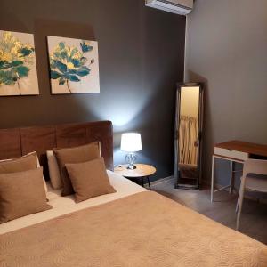 Postel nebo postele na pokoji v ubytování Apartaments Victoria