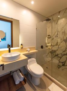 Koupelna v ubytování Hotel Zi One Luxury