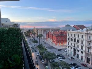 a view of a city street with cars and buildings at Maison Petruzzelli - Rooms in Bari in Bari