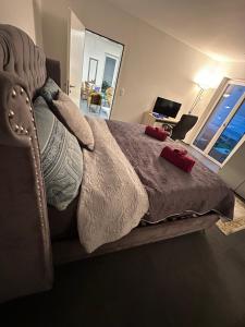 Postel nebo postele na pokoji v ubytování V.I.P Appartement