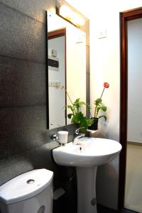 Orchidee Apartments tesisinde bir banyo