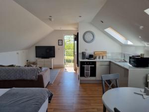 Kuchyň nebo kuchyňský kout v ubytování Brodleys' Hill Studio 286d