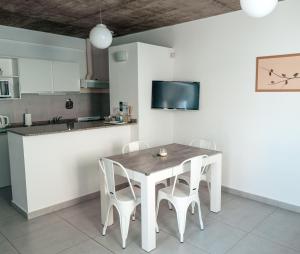 Dapur atau dapur kecil di Departamentos Las Tablas