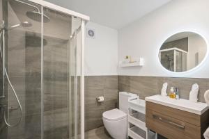 Phòng tắm tại Magic on Rowley